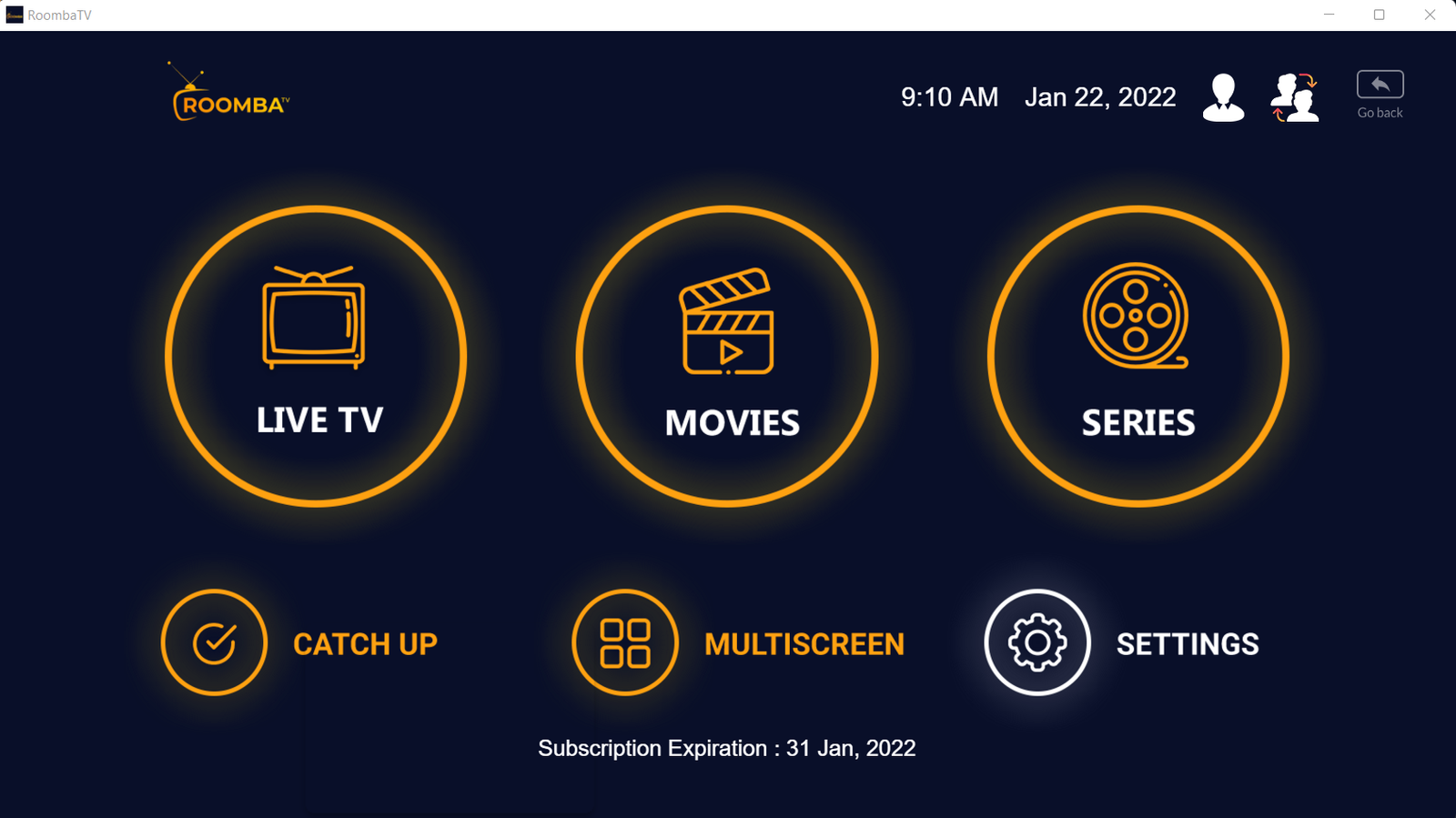 Roomba IPTV